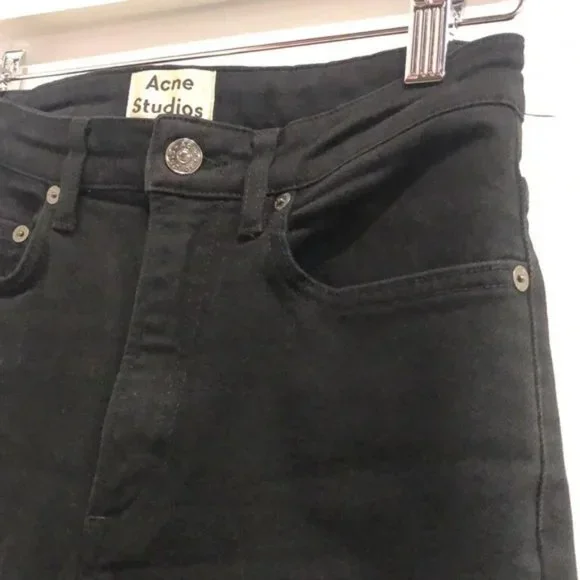 Acne Studios Patti Stay Black Skinny Jeans